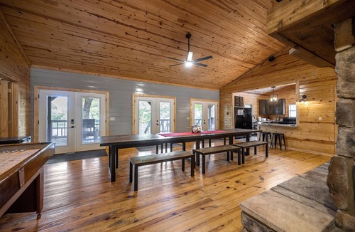 Broken Bow Cabin | Listing Includes Both Riverfront Cabins!
