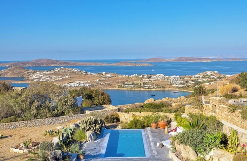 Psarou Villa | Villa Mykonian Ode with Private Pool & Stunning Sunrise & Sunset Views