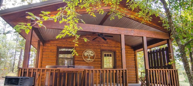 Down Time Studio Cabin w Hot Tub in Stephens Gap