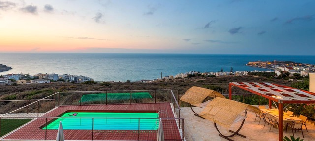 Exceptional Panoramic Sea Views, Hanging Over Rethymno City in Rethymno