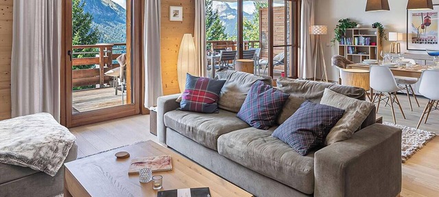 Luxury flat 6 pers. - fireplace, close to the centre and slopes in CHATEL