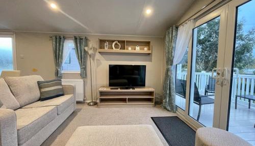 Modern caravan - Whitecliff Bay in Bembridge