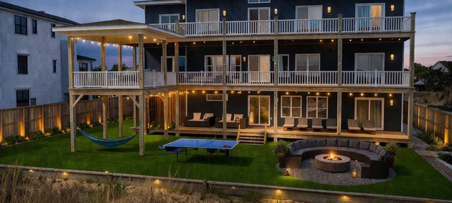 Silver Sands, Oceanfront Sandbridge 10BR- Pool · Yoga · Theater · Gym -Sleeps 30 in Virginia Beach