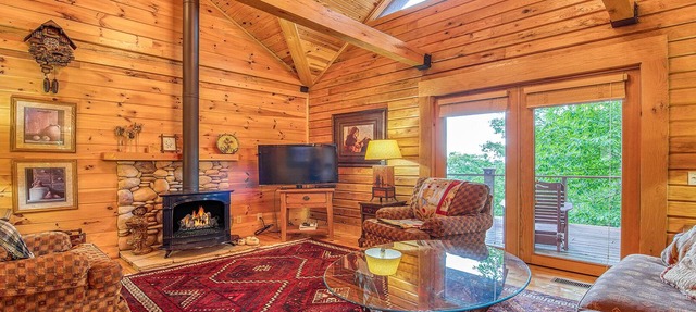 Sky Cabin: Luxury, Gated, Sparkling Clean, featured on HGTV's "Log Cabin Living"