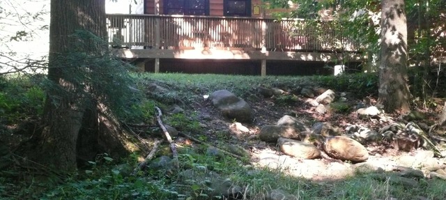 Small, quiet, romantic, reasonably priced cabin, next to a great trout stream in Lansing