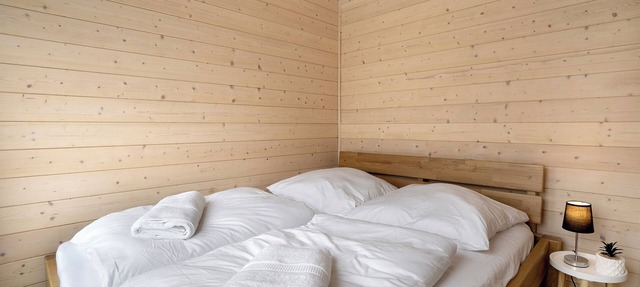 Tiny House ‘Andreas’ met terras, sauna en toegang tot het meer in Lichterfeld