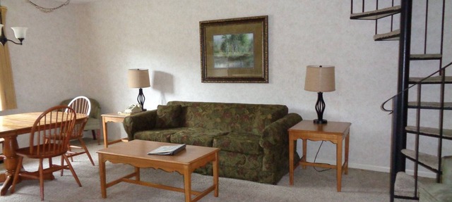 Two Level Condo Spiral Staircase, Fall in Love with Beech! in Beech Mountain